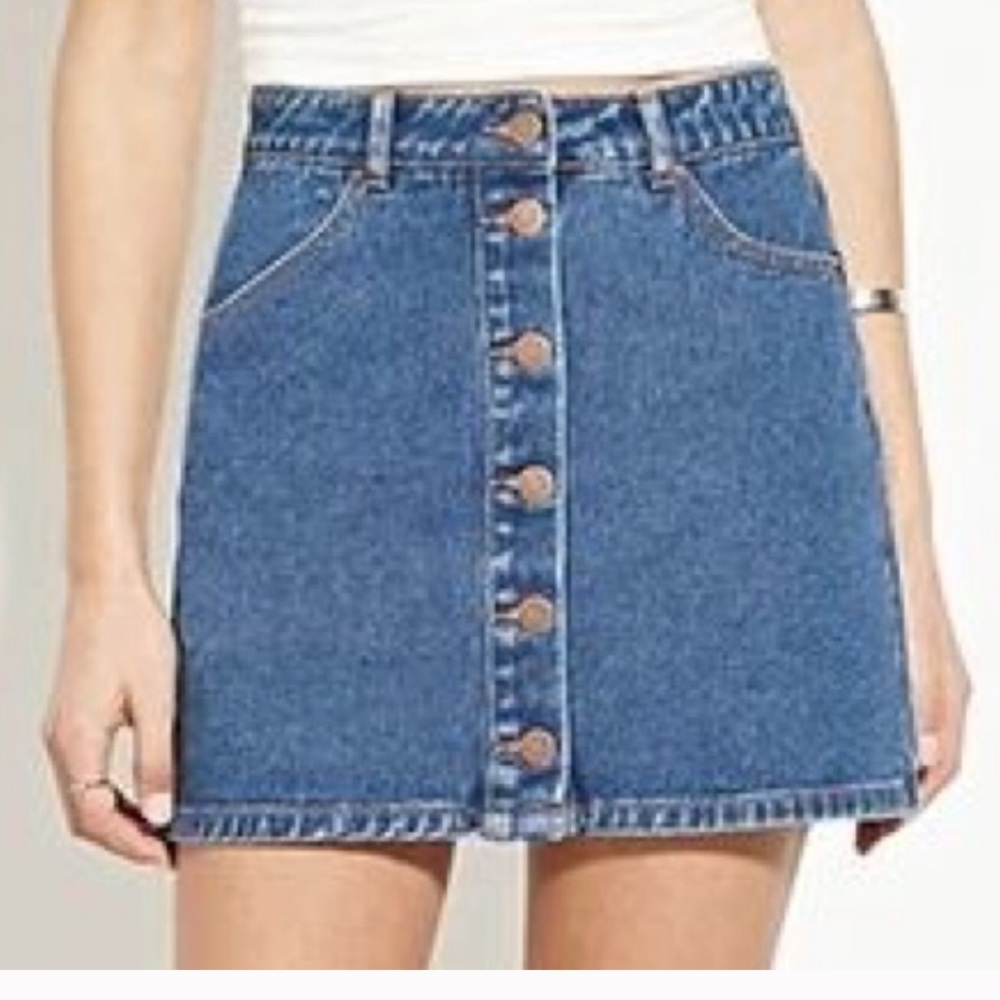ButtonUp Skirt